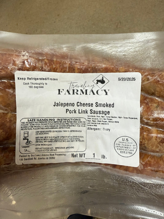Smoked Pork Jalapeño Cheese Link Sausage