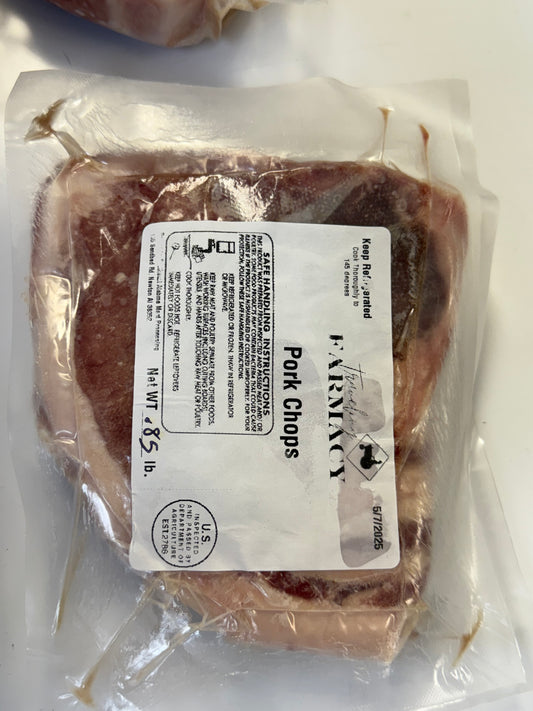 Bone In Pork Chops: Pork