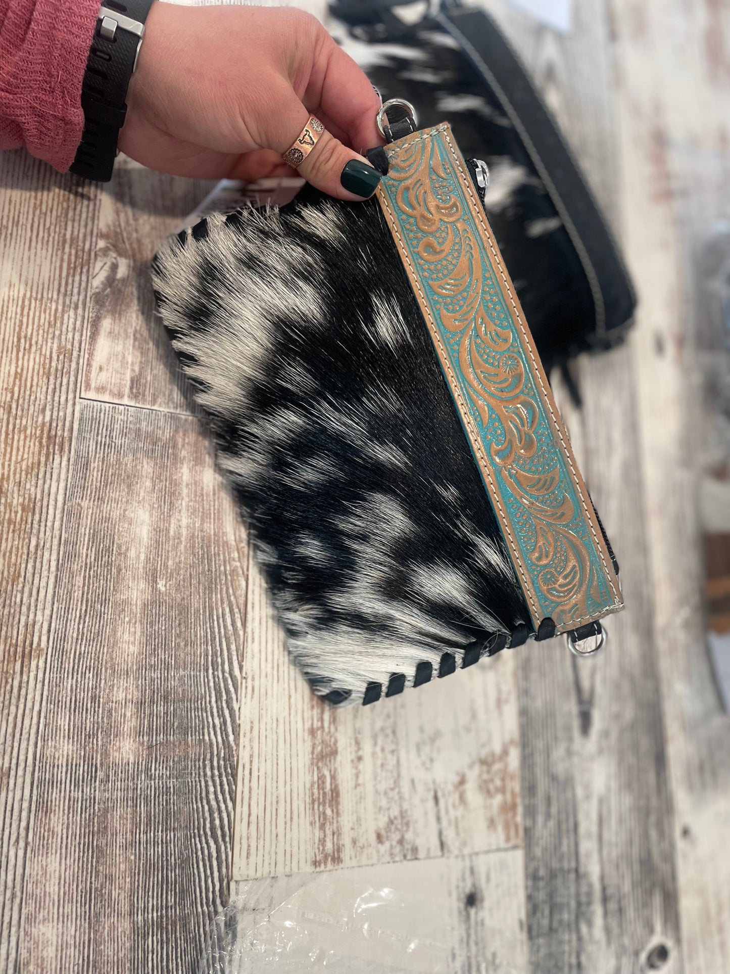 Mini Cowhide Crossbody Purse