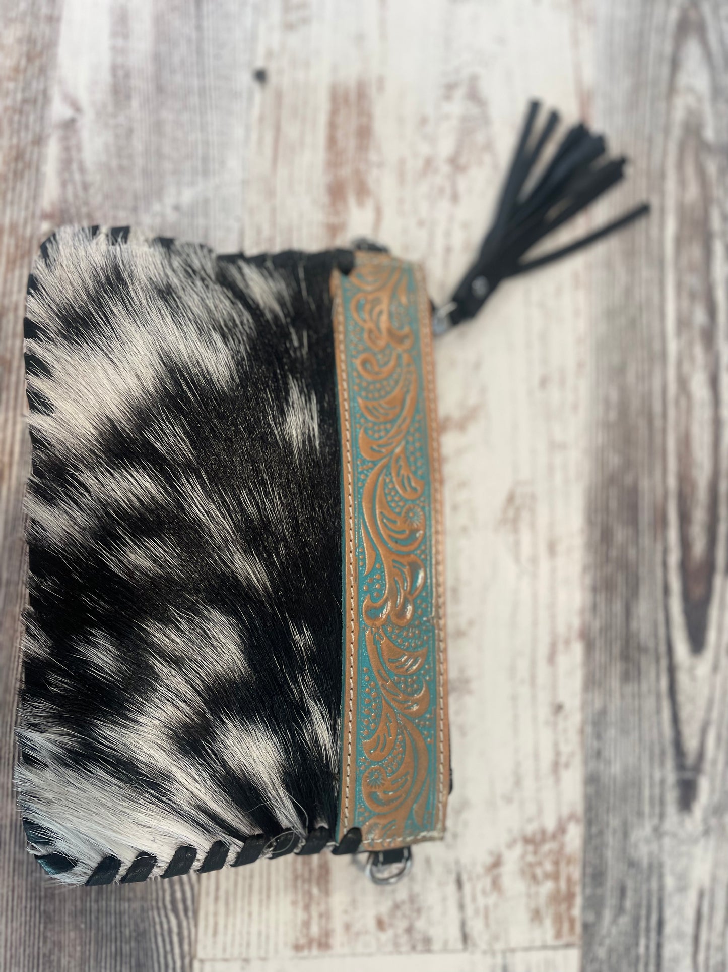 Mini Cowhide Crossbody Purse