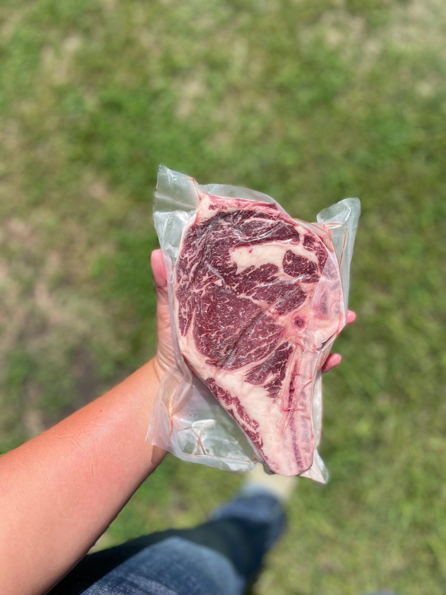 Bone In Ribeye: Beef