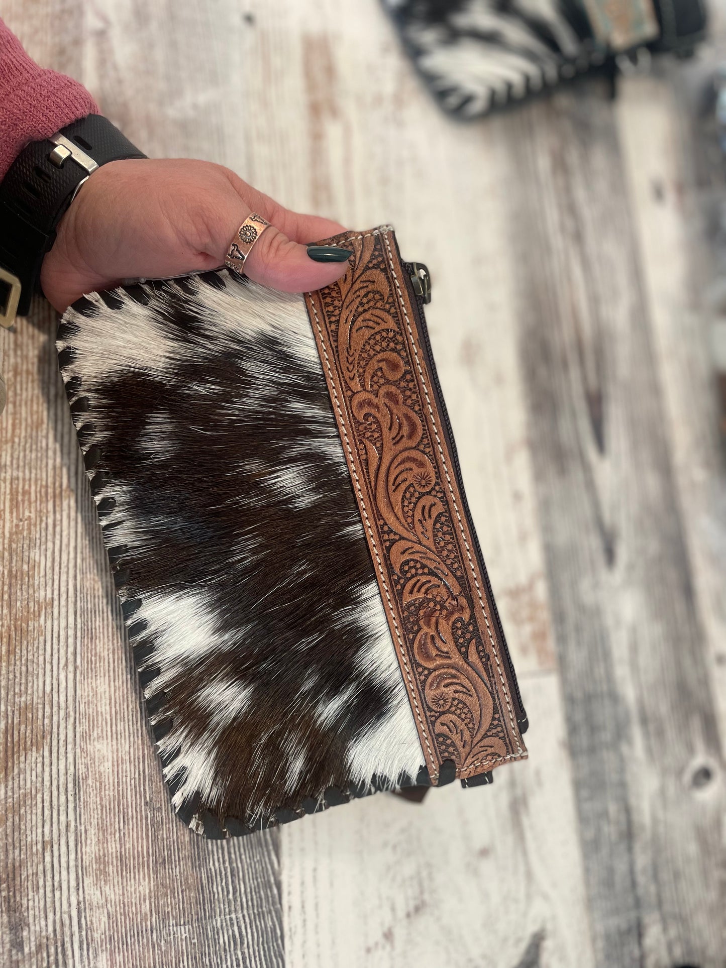 Mini Cowhide Crossbody Purse