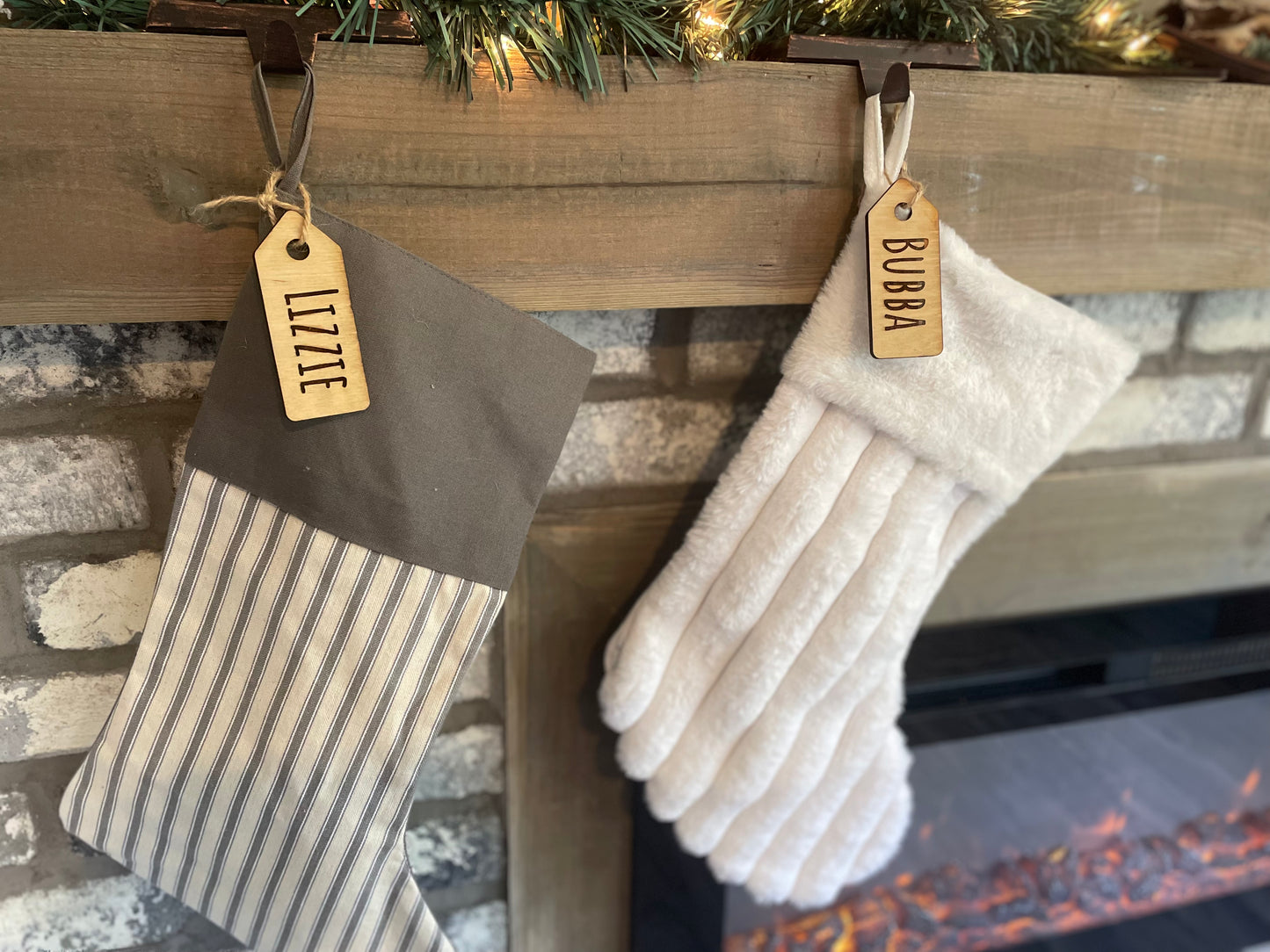 Custom Christmas Stocking Tags