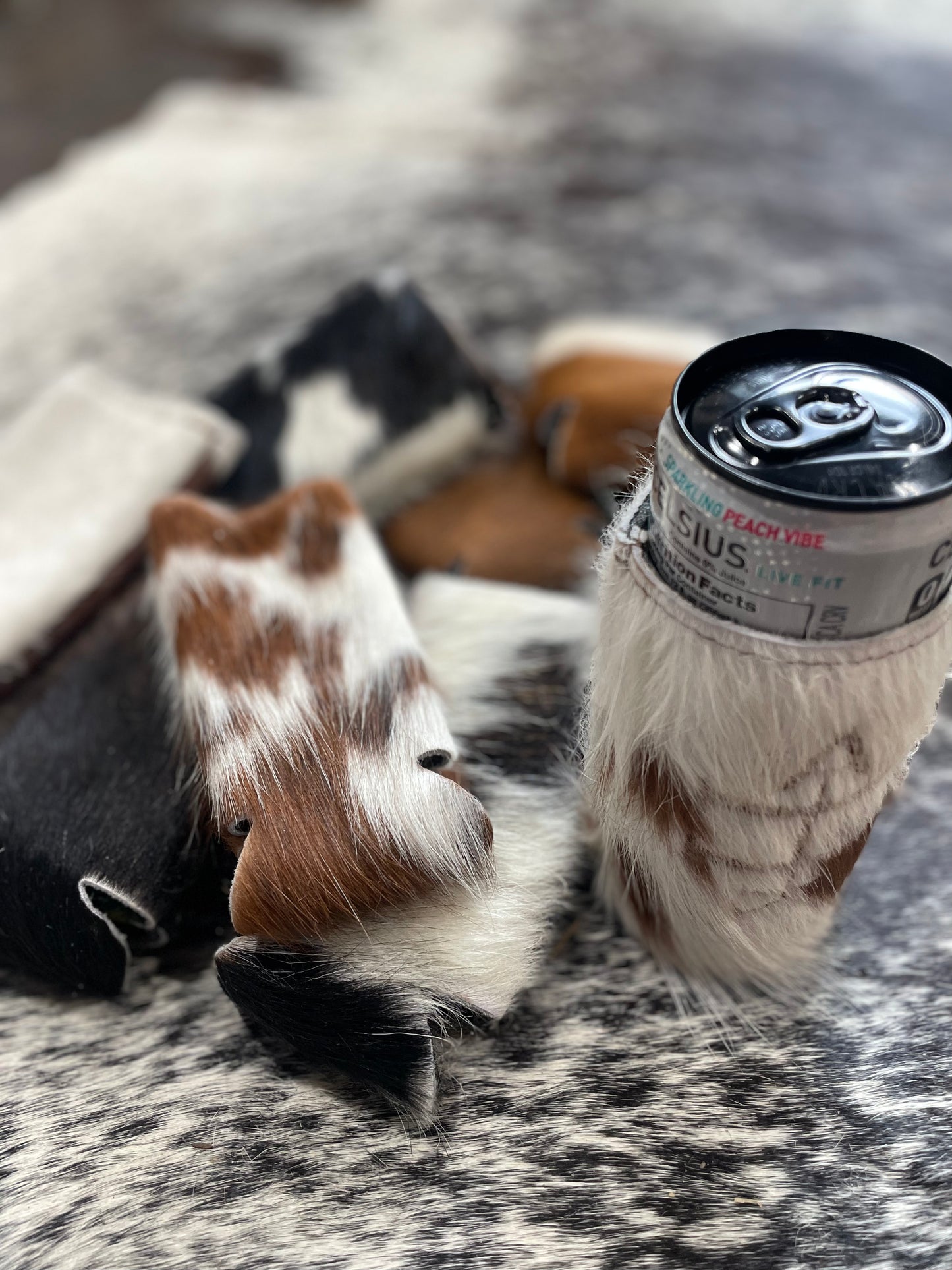 Cowhide Coozie