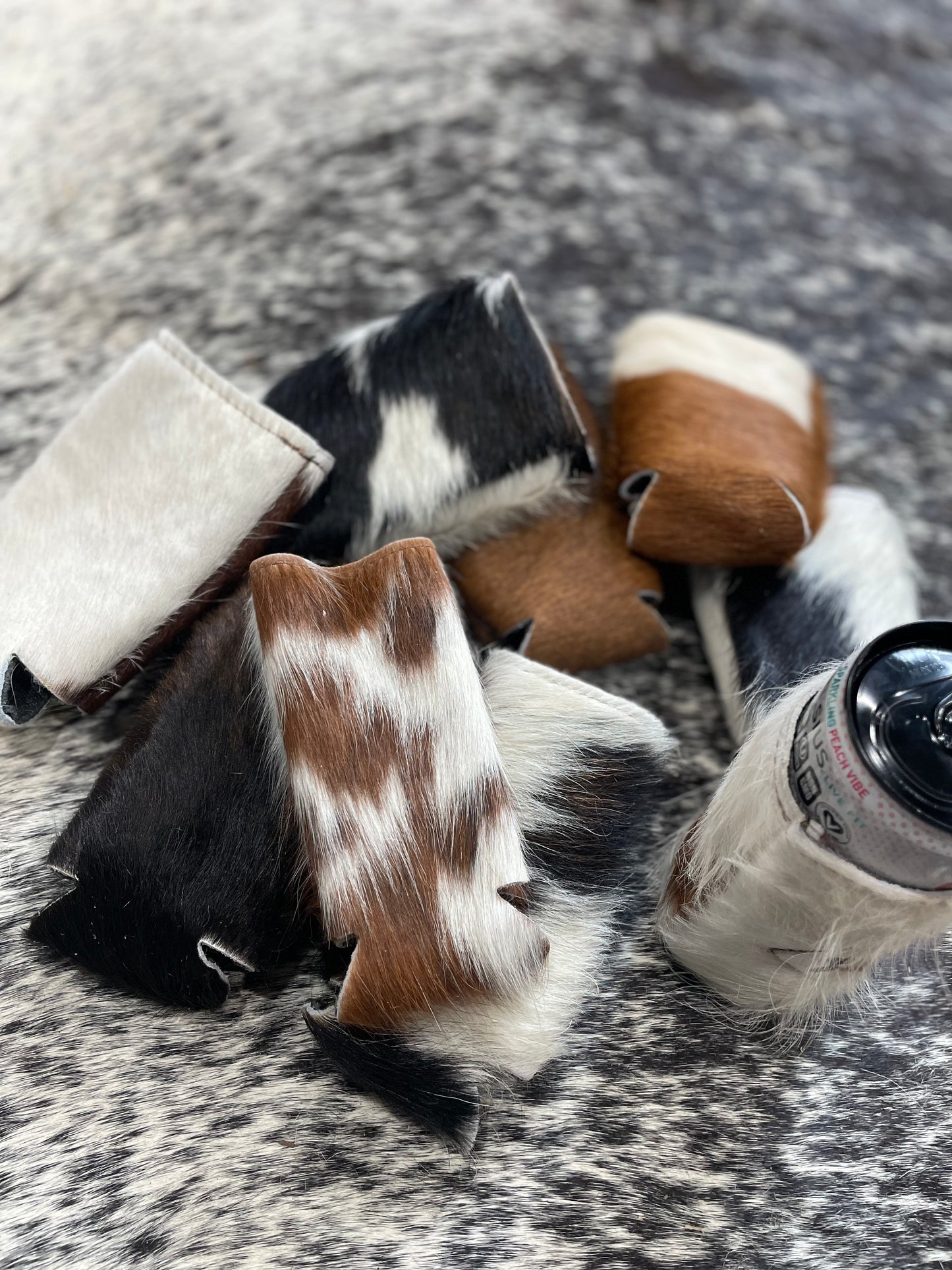 Cowhide Coozie