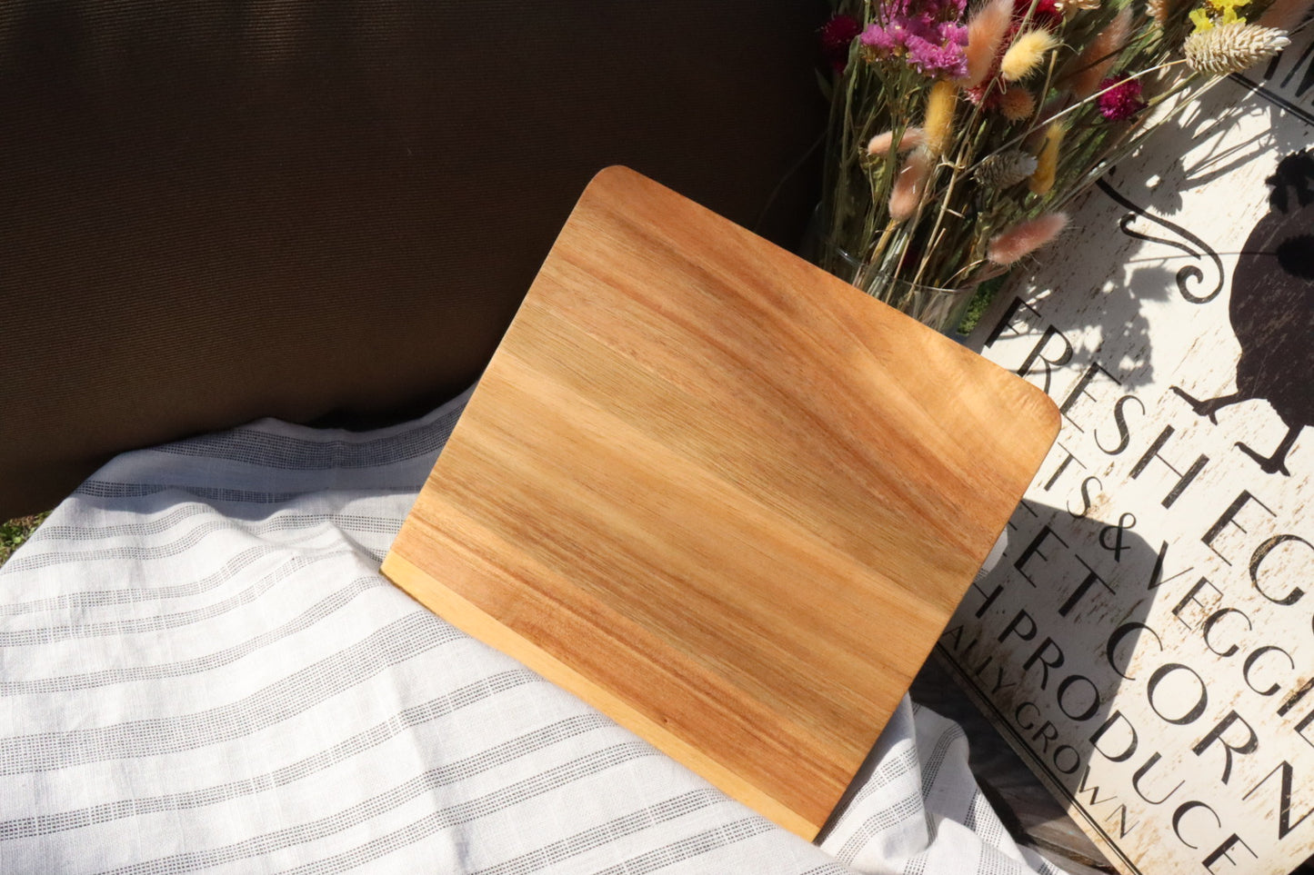 Wood Square Tray