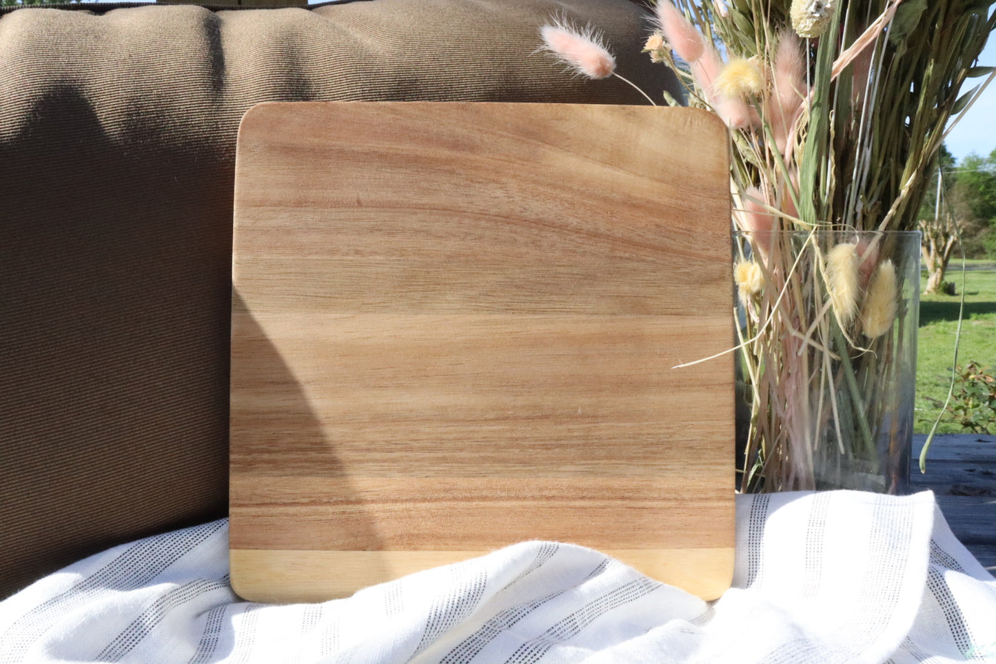 Wood Square Tray