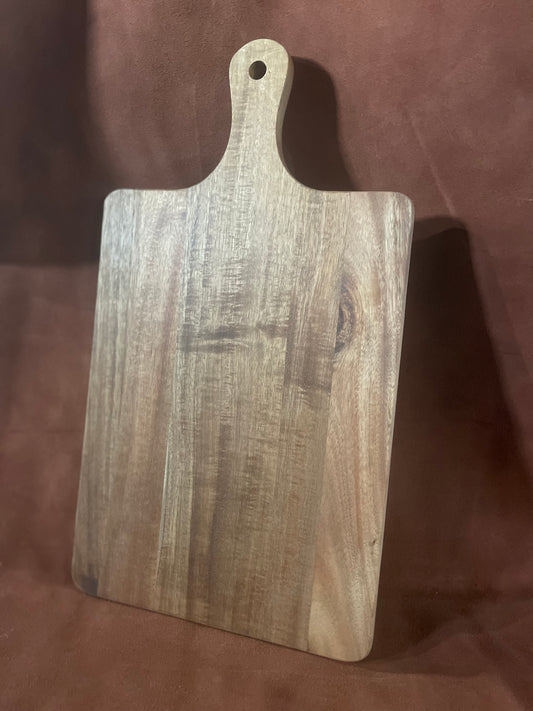 Wood Cutting Board w/ handle